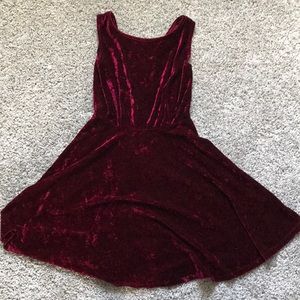 Crushed Velvet Dress